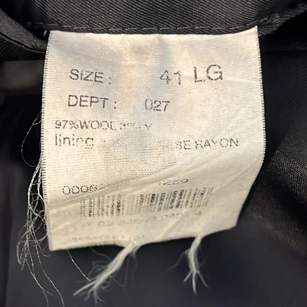 Brooks Brothers | 346 Stretch pinstripe suit jacket/blazer Men’s size 41L 41 L - Picture 9 of 10